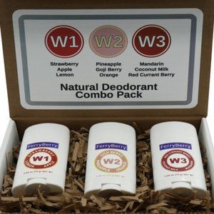 All Natural & Organic Deodorant Combo Pack